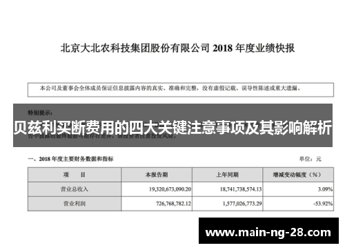 贝兹利买断费用的四大关键注意事项及其影响解析 贝兹利买断费用的四大关键注意事项及其影响解析
